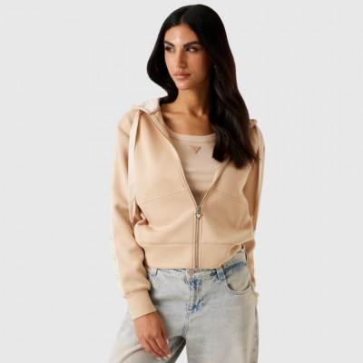 Sudadera Guess Beige Mujer
