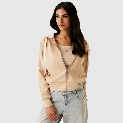 Sudadera Guess Beige Mujer