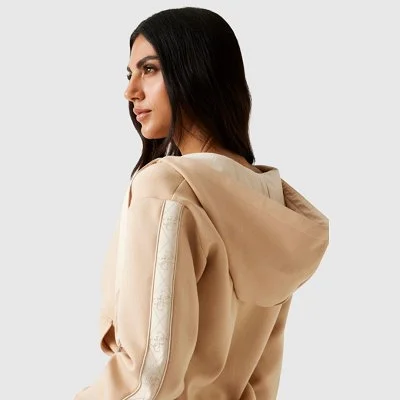Sudadera Guess Beige Mujer 2
