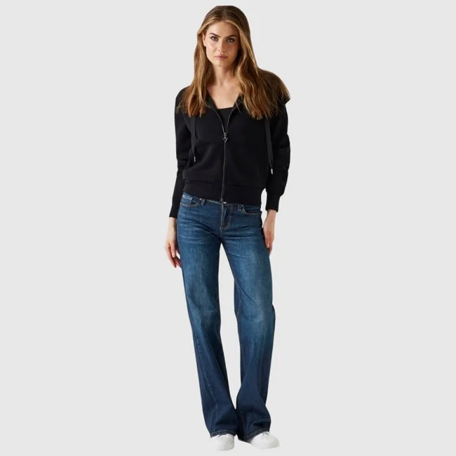 Sudadera Guess Negra Mujer