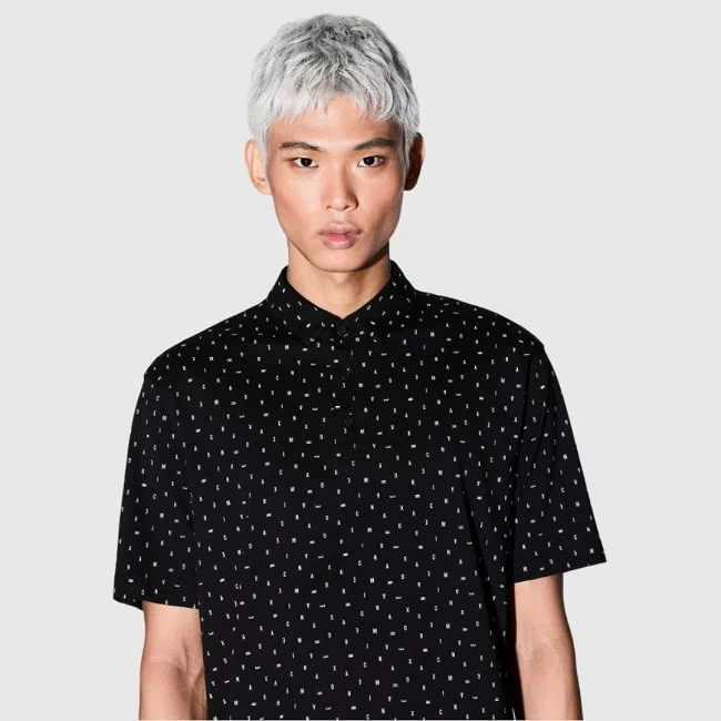 Polo Armani Exchange Negro Hombre
