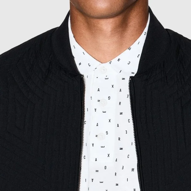 Polo Armani Exchange Blanco Hombre