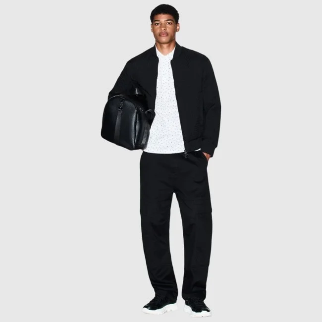 Polo Armani Exchange Blanco Hombre