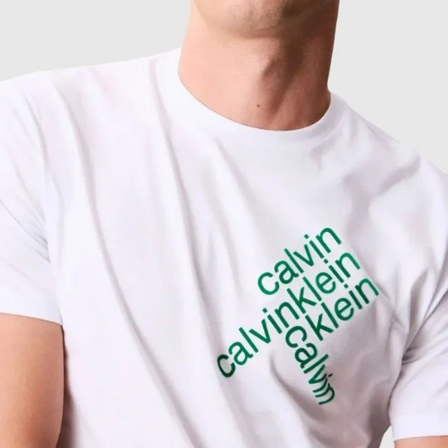 Camiseta Calvin Klein Blanca Hombre
