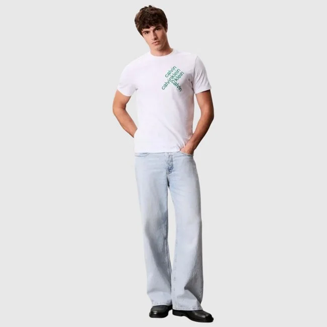 Camiseta Calvin Klein Blanca Hombre