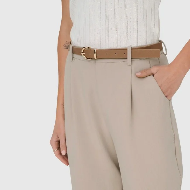 Pantalón ONLY Gris Mujer