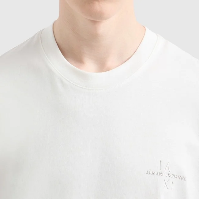 Camiseta Armani Exchange Blanca Hombre