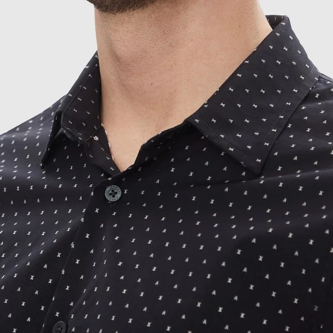 Camisa Armani Exchange Azul Marino...