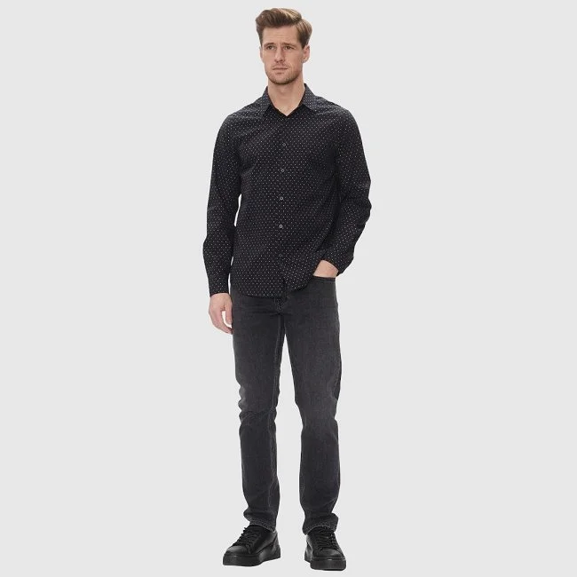 Camisa Armani Exchange Azul Marino...