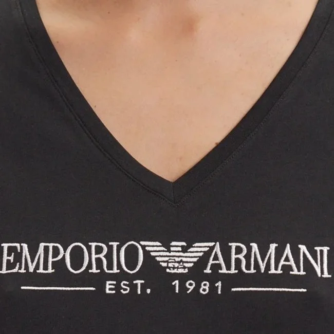 Camiseta Armani Negra Mujer