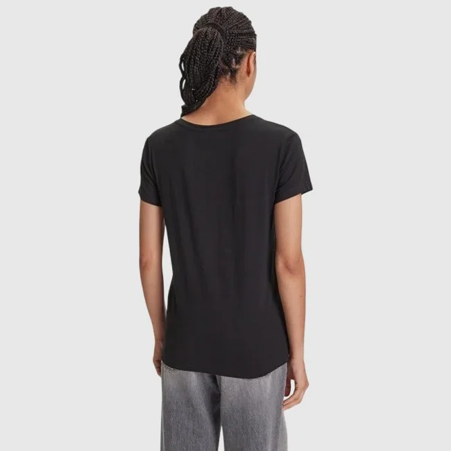 Camiseta Armani Negra Mujer