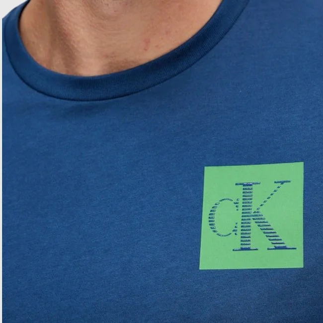 Camiseta Calvin Klein Azul Hombre