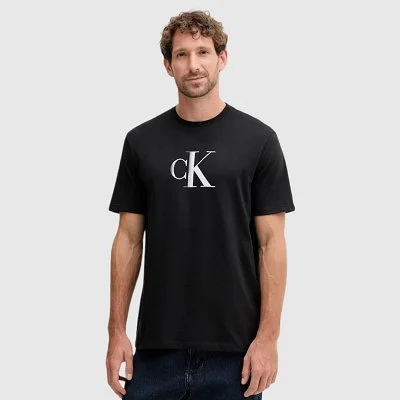 Camiseta Calvin Klein Negra...