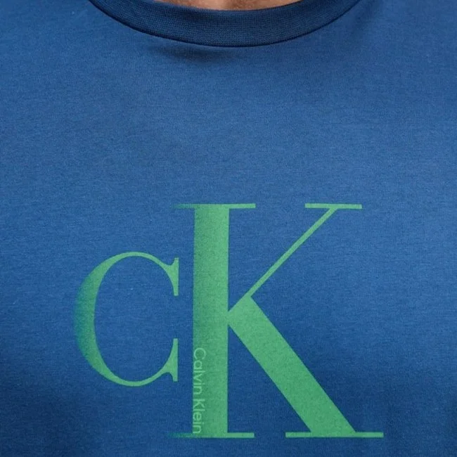 Camiseta Calvin Klein Azul Hombre