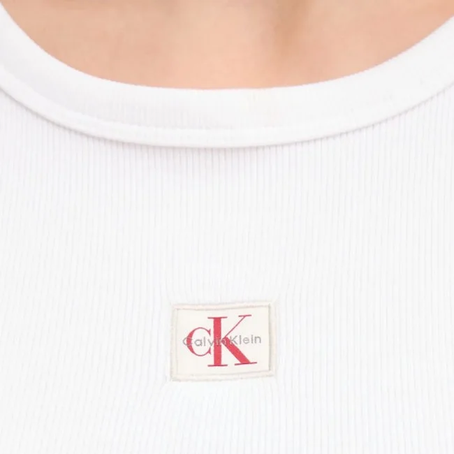 Camiseta Calvin Klein Blanca Mujer