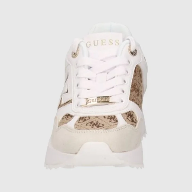 Zapatillas Guess Beige y Blancas Mujer