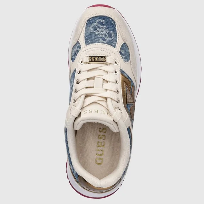 Zapatillas Guess Azules y Beige Mujer