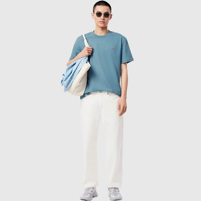 Camiseta Lacoste Azul Hombre