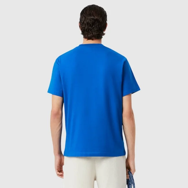 Camiseta Lacoste Azul Hombre
