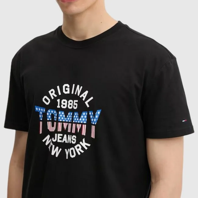 Camiseta Tommy Hilfiger Negra Hombre