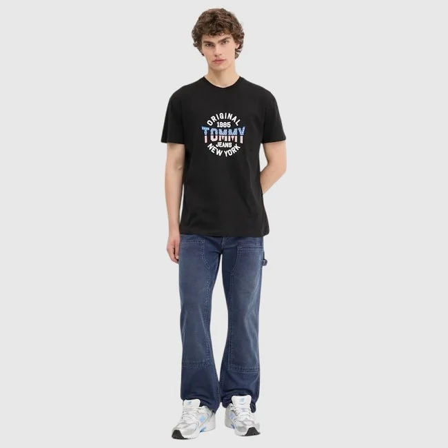 Camiseta Tommy Hilfiger Negra Hombre