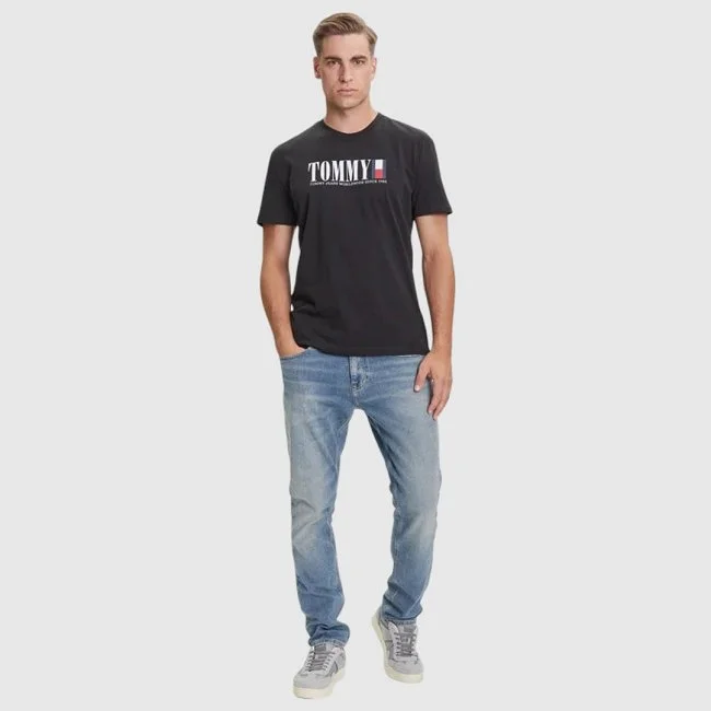 Camiseta Tommy Hilfiger Negra Hombre