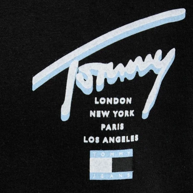 Camiseta Tommy Hilfiger Negra Hombre