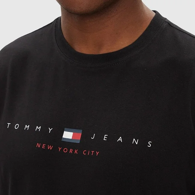 Camiseta Tommy Hilfiger Negra Hombre