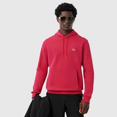 Sudadera Lacoste Fucsia Hombre