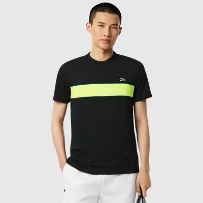 Camiseta Lacoste Negra y...