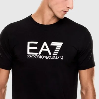 Camiseta Armani Negra Hombre 2
