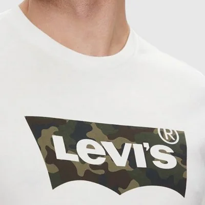 Camiseta Levi's Blanca Hombre 2