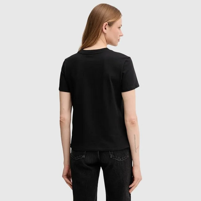 Camiseta Armani Exchange Negra Mujer