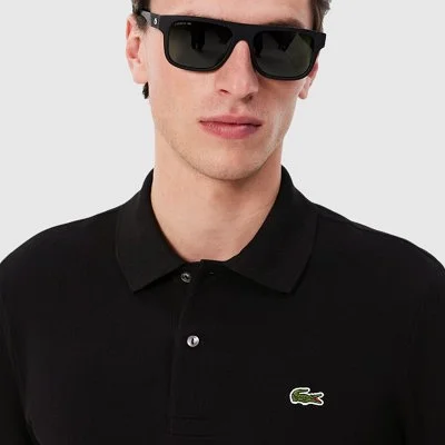 Polo Lacoste Negro Hombre 2