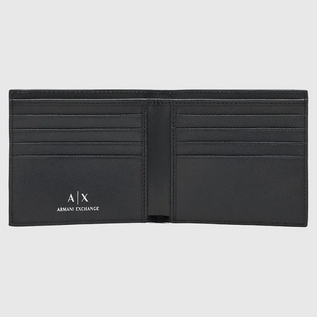 Cartera Armani Exchange Negra Hombre