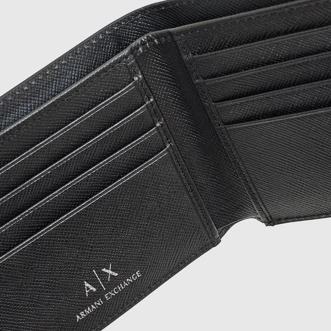 Cartera Armani Exchange Negra Hombre