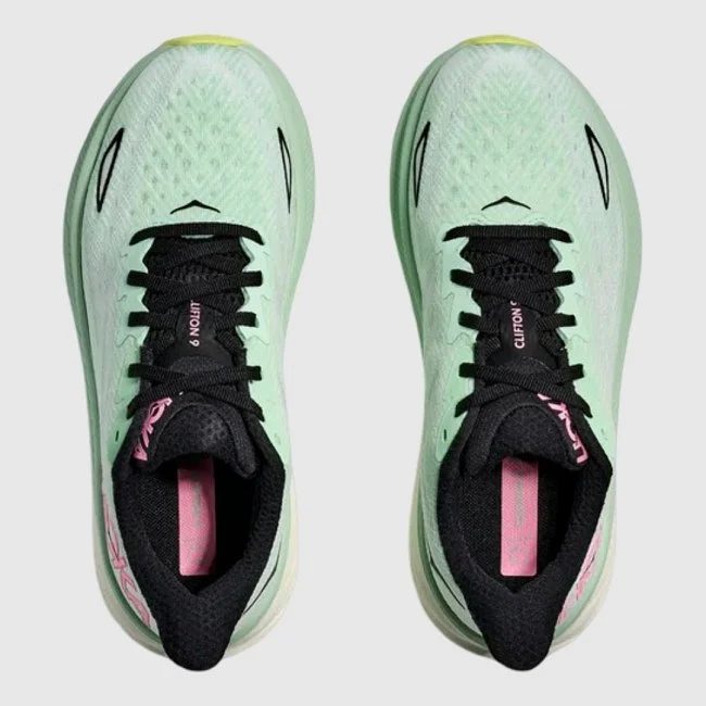 Zapatillas HOKA CLIFTON 9 Verdes Mujer