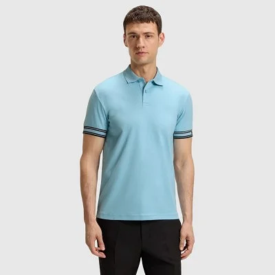 Polo Boss Azul Hombre