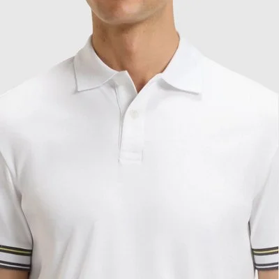 Polo Boss Blanco Hombre 2