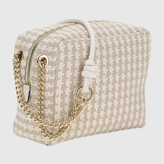 Bolso Guess Beige y Blanco Mujer