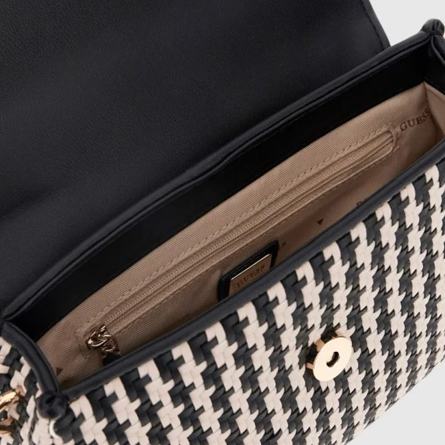 Bolso Guess Negro y Blanco Mujer
