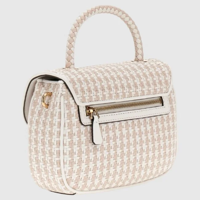 Bolso Guess Beige y Blanco Mujer