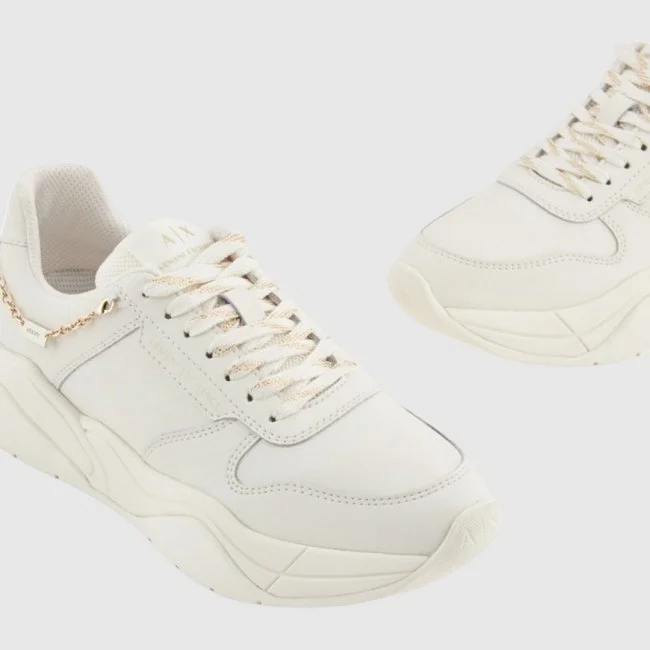 Zapatillas Armani Exchange Blancas Mujer