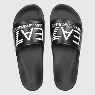 Chanclas Armani Negras Hombre 2
