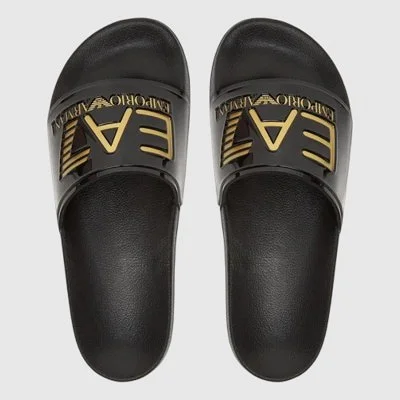 Chanclas Armani Negras Hombre 2