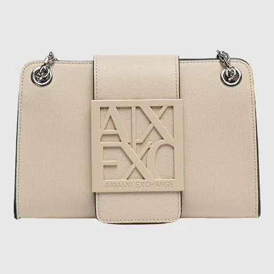 Bolso Armani Exchange Beige...