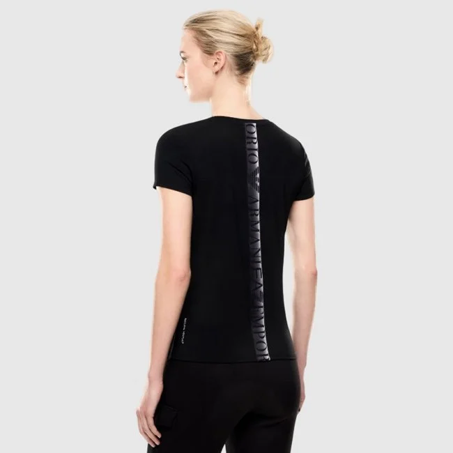 Camiseta Armani Negra Mujer