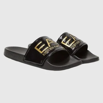 Chanclas Armani Negras Hombre