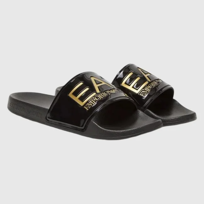 Chanclas Armani Negras Hombre