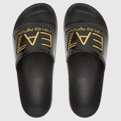 Chanclas Armani Negras Hombre 2
